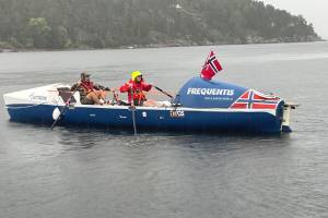 Das Boot von Nordic Endeavour unternimmt seine Jungfernfahrt