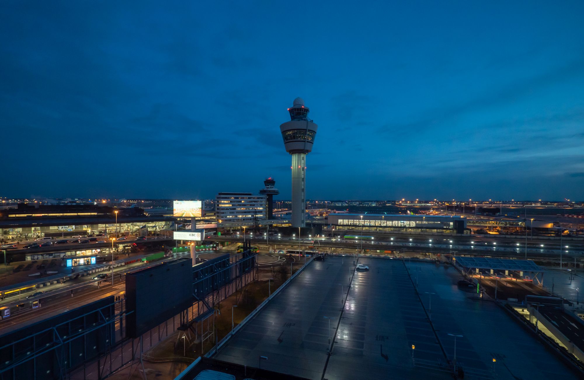 Frequentis customer reference LVNL, showing the tower in the Netherlands