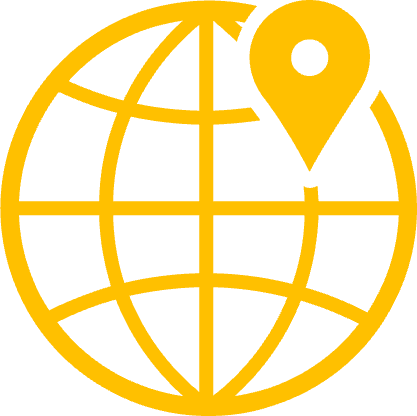 countries worldwide icon, reflecting global career options of Frequentis