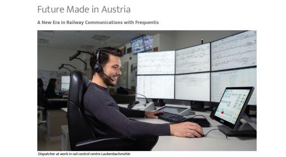 preview picture of the railway news magazine article, showing a public transport control centre